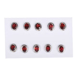 65 Ct Natural Red Garnet Earrings - GEMHUB - View 2