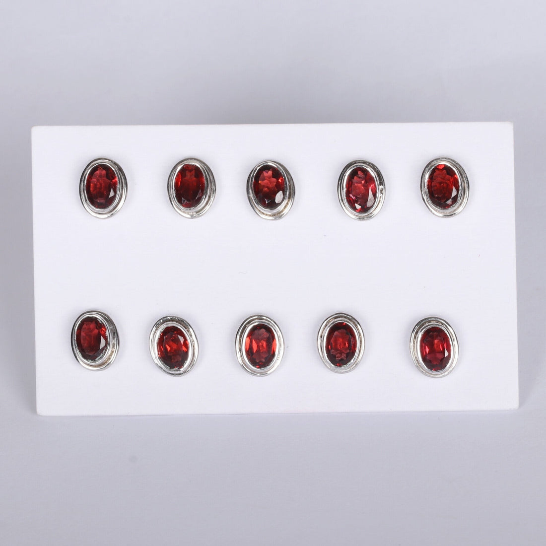 65 Ct Natural Red Garnet Earrings - GEMHUB - View 3