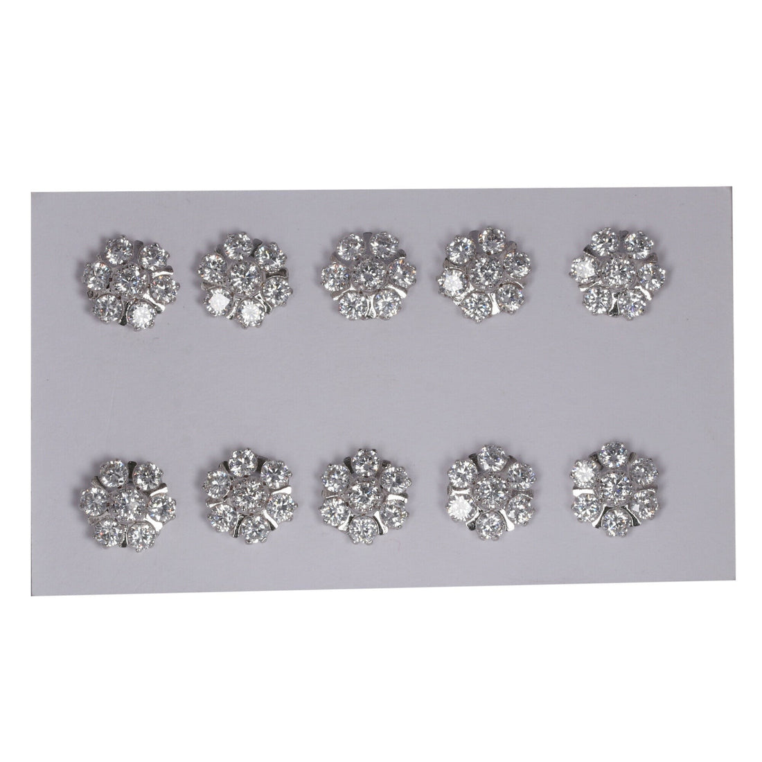 65 Ct Natural White Topaz Earrings - GEMHUB - View 2