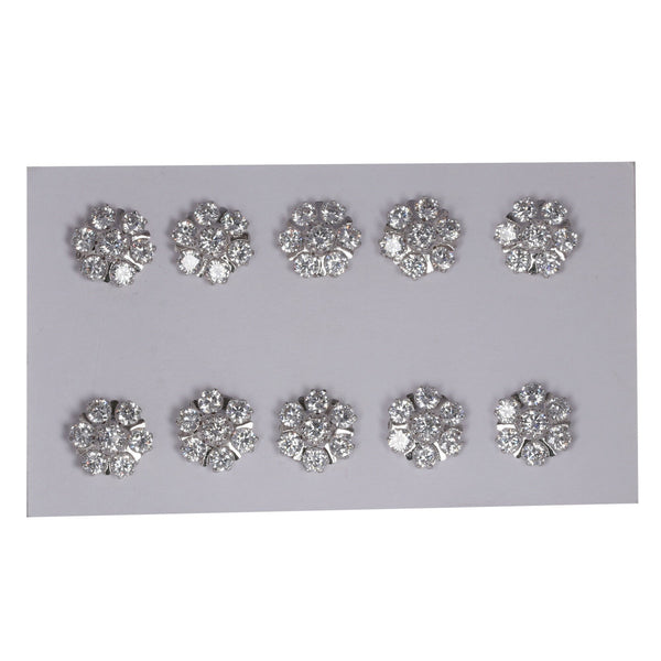 65 Ct Natural White Topaz Earrings - GEMHUB - View 2