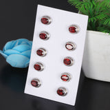 65 Ct Natural Red Garnet Earrings - GEMHUB