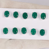 65 Ct Natural Green Emerald Earrings - GEMHUB - View 3