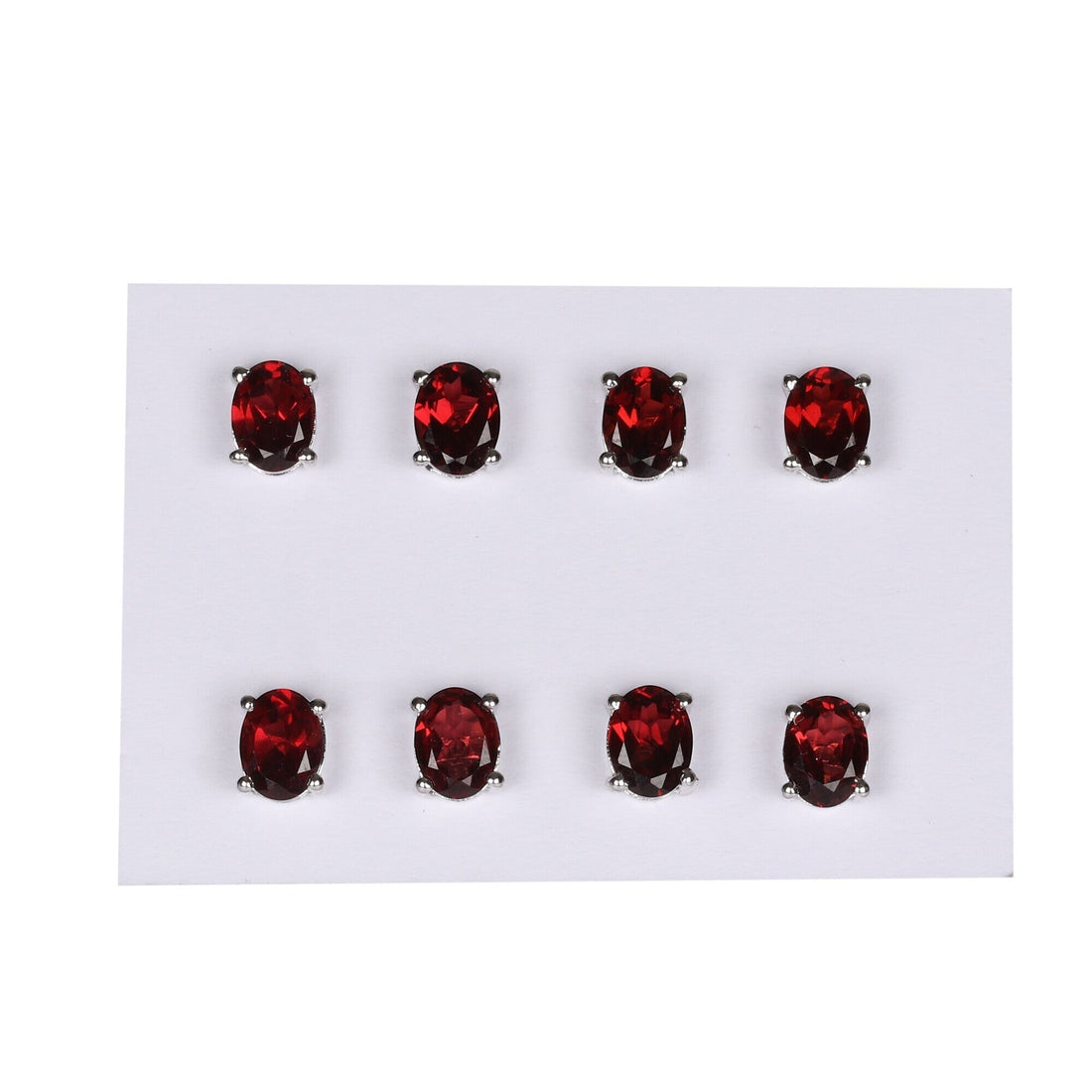 65 Ct Natural Red Garnet Earrings - GEMHUB - View 2