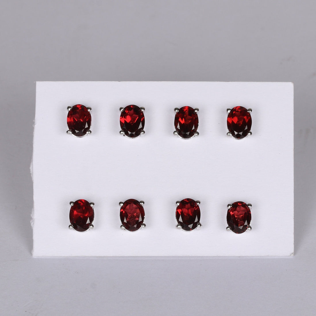 65 Ct Natural Red Garnet Earrings - GEMHUB - View 3