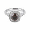 1.2 Ct Round Cut Fancy Brown Lab Grown Diamond Ring - GEMHUB
