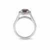 1.2 Ct Round Cut Fancy Brown Lab Grown Diamond Ring - GEMHUB - View 5