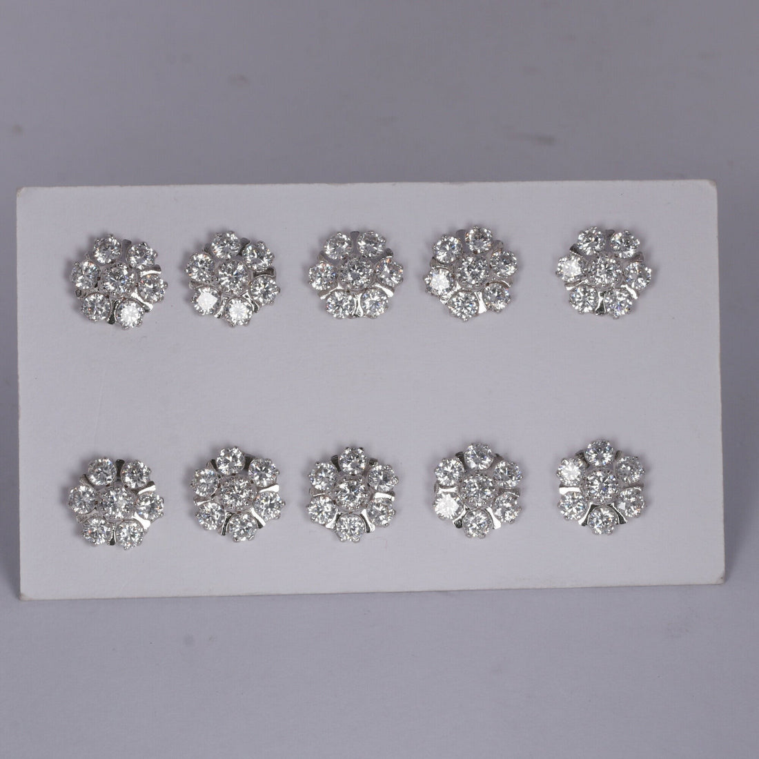 65 Ct Natural White Topaz Earrings - GEMHUB - View 3