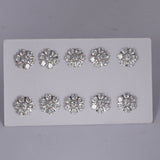 65 Ct Natural White Topaz Earrings - GEMHUB - View 3