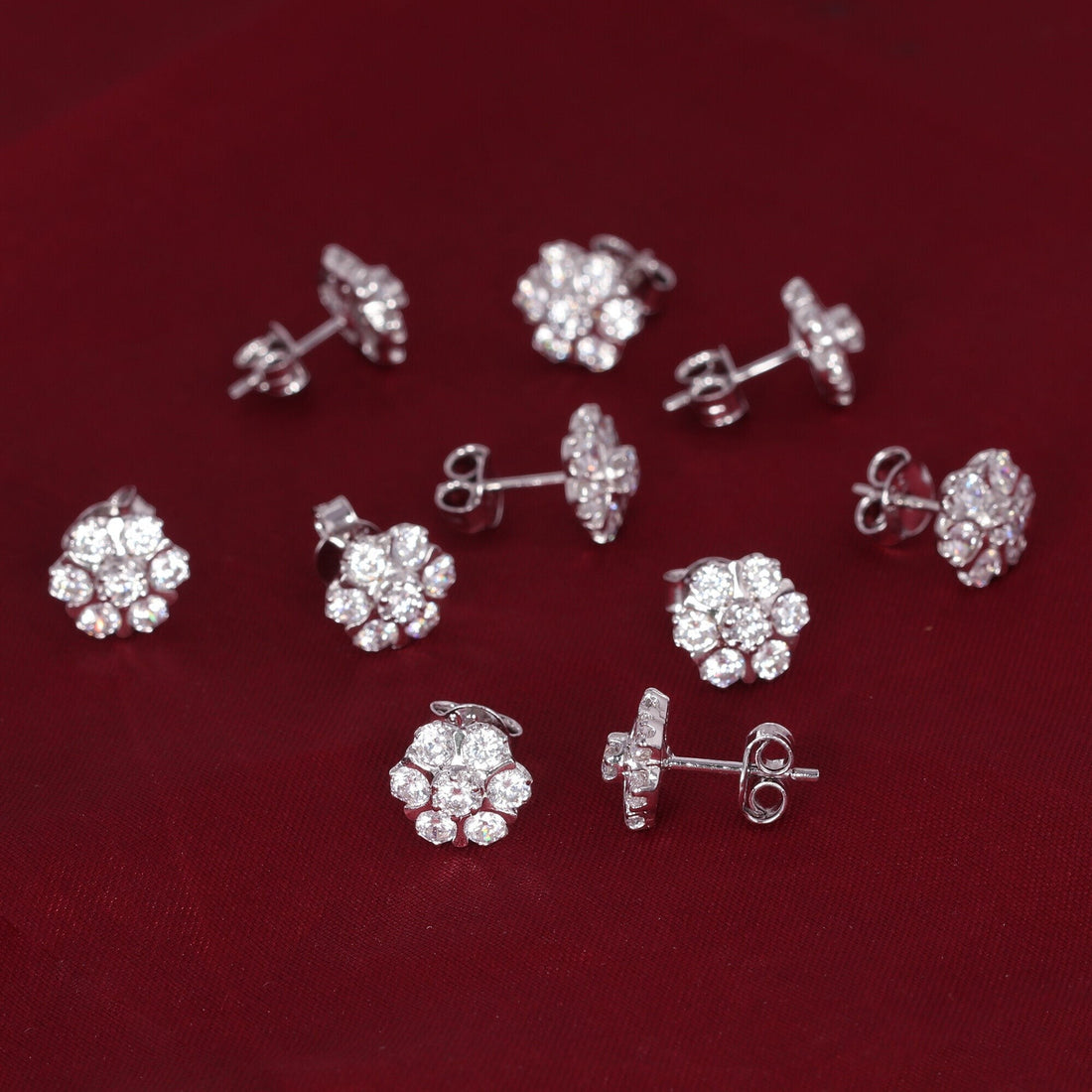 65 Ct Natural White Topaz Earrings - GEMHUB - View 6