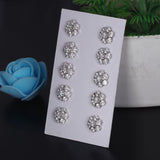 65 Ct Natural White Topaz Earrings - GEMHUB