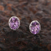 10 Ct Natural Purple Moonstone Earrings - GEMHUB - View 5