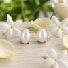10 Ct Natural White Pearl Earrings - GEMHUB - View 3