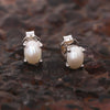 10 Ct Natural White Pearl Earrings - GEMHUB - View 6
