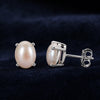 10 Ct Natural White Pearl Earrings - GEMHUB - View 2