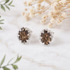 10 Ct Natural Brown Topaz Earrings - GEMHUB - View 3