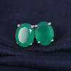 10 Ct Natural Green Emerald Earrings - GEMHUB - View 6