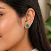 10 Ct Natural Green Emerald Earrings - GEMHUB