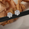 Back of sterling silver earrings showing 925 hallmark and butterfly back