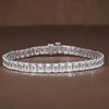 Natural 5.00CT Round Cut Ruby & Diamond Tennis Bracelet 14k Yellow Gold GH/SI - GEMHUB
