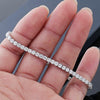 Attractive Round Cut Natural Red Ruby Tennis Bracelet For Women 14k Yellow Gold - Image 3 - GEMHUB