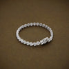 Certified Natural Green Emerald Round Tennis Bracelet Daily Wear 14k White Gold - Image 4 - GEMHUB