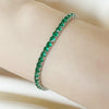 14k Yellow Gold 4.75Ct Round Natural Diamond Certified Exquisite Tennis Bracelet - Image 2 - GEMHUB