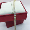 7.50CT Round Cut Natural Diamond Tennis Bracelet Wedding Gift 14K White Gold - GEMHUB