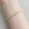 9.30Ct Round Cut Sparkling Natural Diamond Tennis Bracelet 14k Gold Certified - Image 2 - GEMHUB