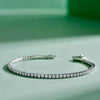 3.50Ct Round EF/VVS Certified Lab-Grown Diamond Tennis Bracelet 18k Solid Gold - Image 2 - GEMHUB