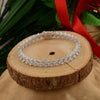 Solid 14K White Gold Round-Cut Certified Natural Diamond Tennis Bracelet Gift - Image 3 - GEMHUB