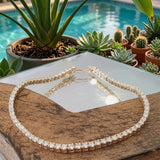 3.50Ct Certified Natural GH/VS Diamond Tennis Bracelet 14k Gold Birthday Gift - Image 2 - GEMHUB