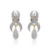 2.73 Ct Diamond Jewellery Set G-H VS Natural Diamond Necklace & Earrings