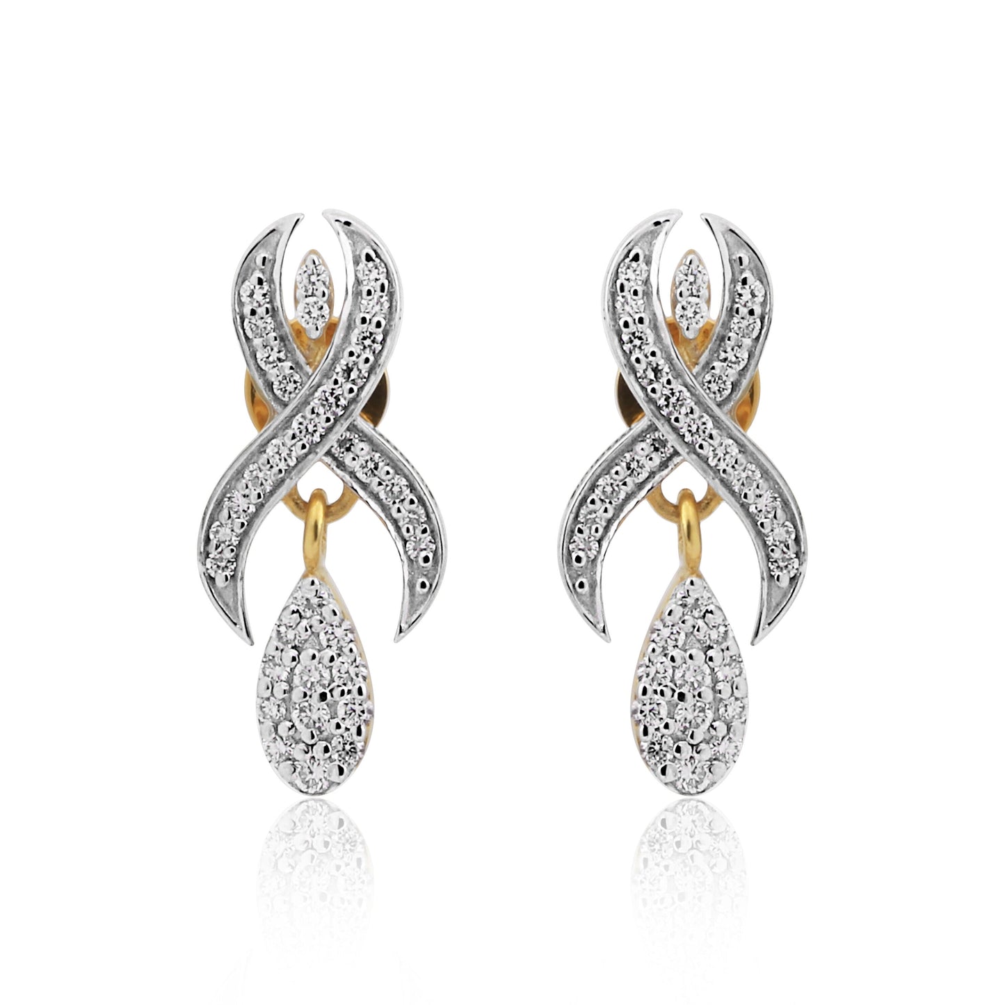 2.73 Ct Diamond Jewellery Set G-H VS Natural Diamond Necklace & Earrings