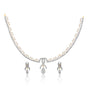 2.73 Ct Diamond Jewellery Set G-H VS Natural Diamond Necklace & Earrings