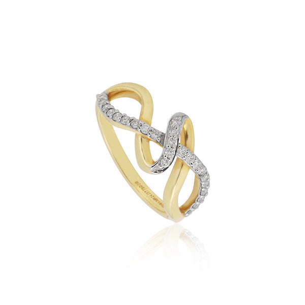 Elegant 0.27 Ct Natural Diamond Ring H-I VS Women Fine Jewellery