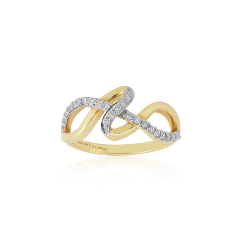 Elegant 0.27 Ct Natural Diamond Ring H-I VS Women Fine Jewellery