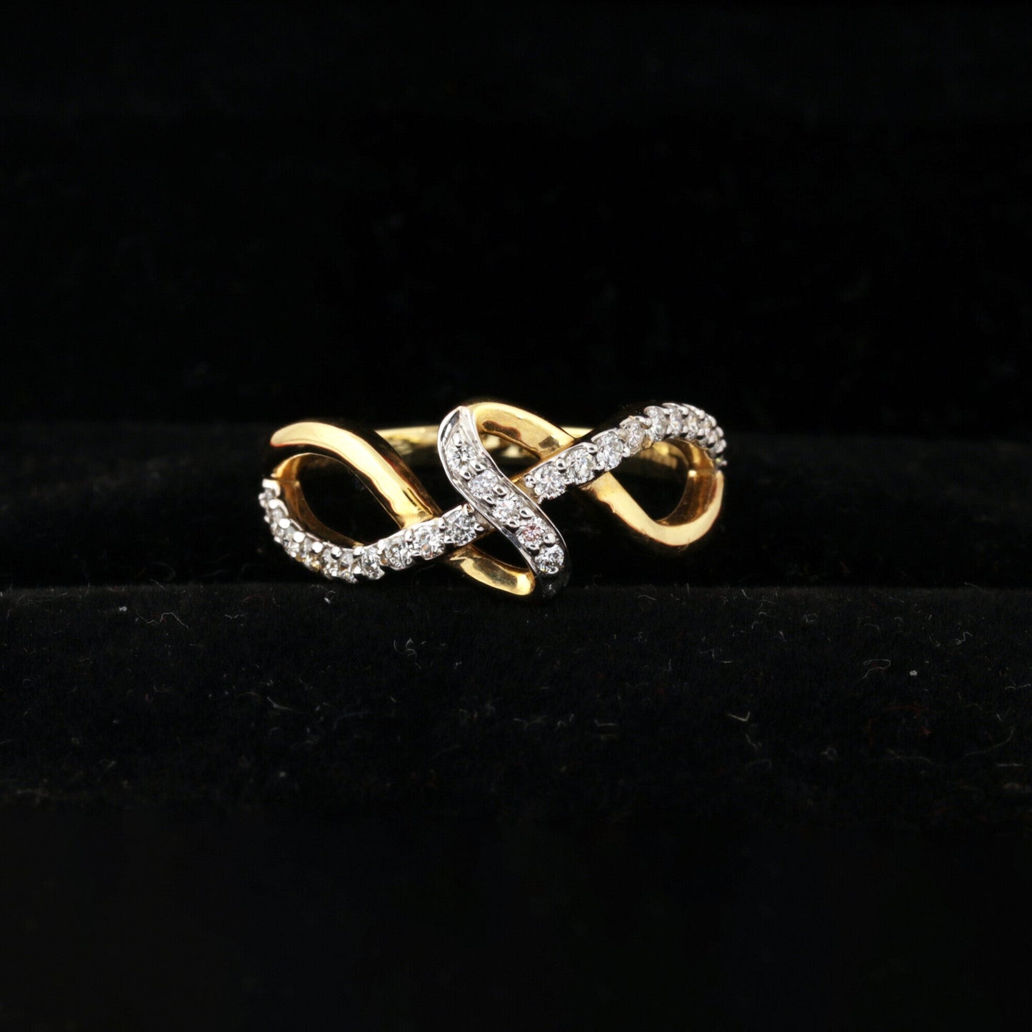 Elegant 0.27 Ct Natural Diamond Ring H-I VS Women Fine Jewellery