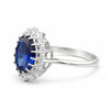 5 Ct Natural Blue Sapphire Ring - GEMHUB - View 2