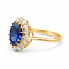 5 Ct Natural Blue Sapphire Ring - GEMHUB - View 2
