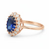 5 Ct Natural Blue Sapphire Ring - GEMHUB - View 2
