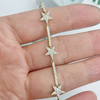14k Yellow Gold 4Ct Round Natural Diamond Star Shape Bracelet Certified GH/SI - GEMHUB