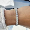 Wedding Gift 10.35Ct Natural Diamond Tennis Bracelet For Women 14k White Gold - GEMHUB