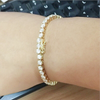 Valentine Special Gift Round Cut 5.40Ct Natural Diamond Tennis Bracelet 14k Gold - Image 2 - GEMHUB
