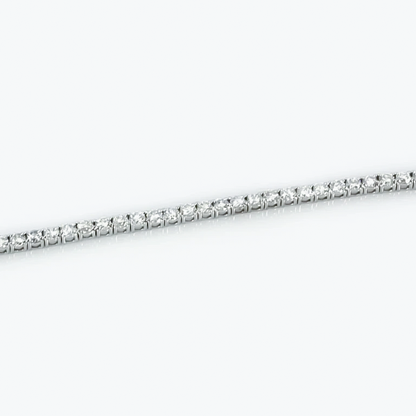 5CT Round Cut Natural Diamond Engagement Gift For Tennis Bracelet 14k White Gold - Image 2 - GEMHUB