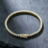 Certified 6.50Ct GH/VS Natural Diamond Tennis Bracelet For Her 14Kt Yellow Gold - Image 2 - GEMHUB