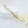 GDGL Certified 7Ct Natural Diamond Women's Tennis Bracelet 14Kt Yellow Gold - GEMHUB
