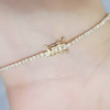Elegant 14K Yellow Gold Natural Diamond Tennis Bracelet IGI Certified Daily Wear - GEMHUB