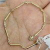 2Ct Round Cut Natural Diamond GH SI Women's Tennis Bracelet Real 14k Yellow Gold - Image 2 - GEMHUB