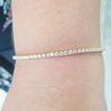 3.50Ct Round GH/VS Certified Natural Diamond Tennis Her Bracelet 14k Yellow Gold - Image 2 - GEMHUB