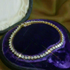 Certified 6.20Ct GH/VS Round Cut Natural Diamond Women Tennis Bracelet 14k Gold - Image 3 - GEMHUB